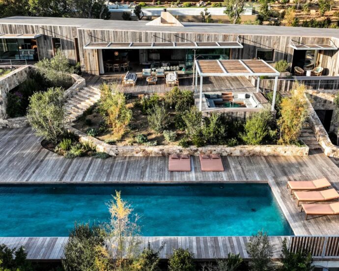 Domaine Arinella, 7 chambres, piscine, plage à pied, salle de sport, salle de cinéma