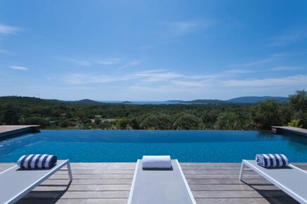 Porto Vecchio, Saint Cyprien, Villa 4 chambres, vue mer et piscine,