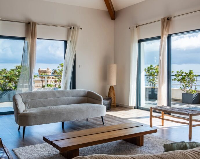 Bastia, penthouse, vue mer, 4 chambres, proche plage