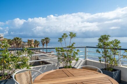 Bastia, penthouse, vue mer, 4 chambres, proche plage