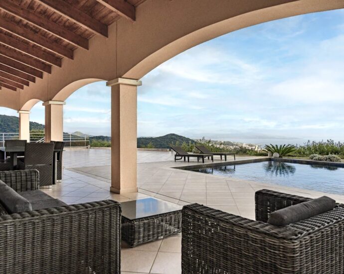 Exclusive, Alata, Villa, 4 Bedrooms, Panoramic Sea View, Pool, Jacuzzi