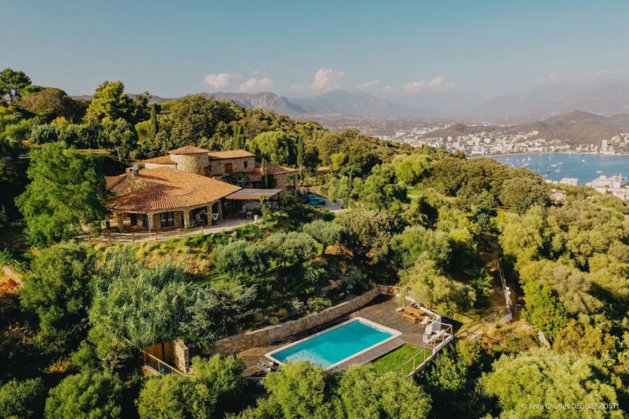 Ajaccio, villa 7 chambres, vue mer, A GIRAFFA RL335