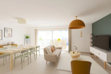 Ville di Pietrabugno, appartement neuf, 2 chambres, jardin, vue mer