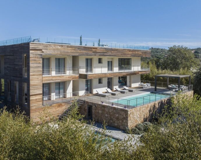 Porto Vecchio, Cala Rossa, Villa A Maredda, 5 chambres, piscine et plage à pied