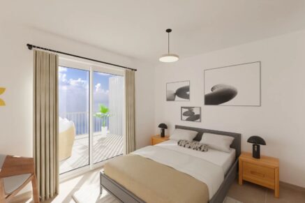 Ville di Pietrabugno, appartement neuf, 2 chambres, vue mer