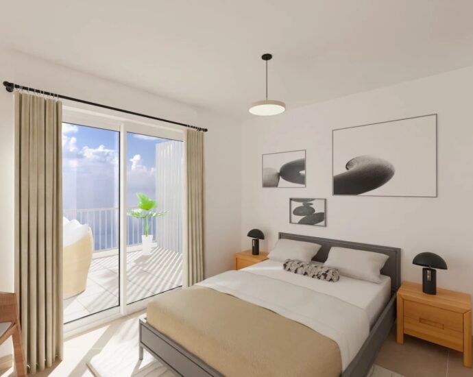 Ville di Pietrabugno, appartement neuf, 2 chambres, vue mer