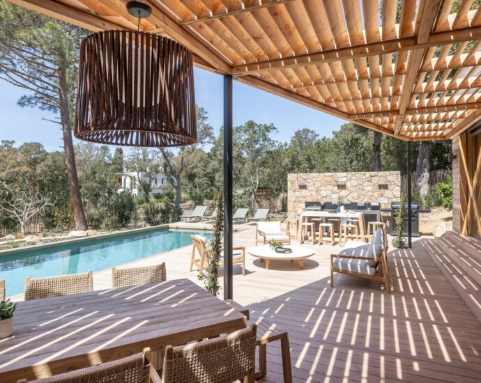 Domaine de Cala Rossa,  Villa neuve, Plage à pied
