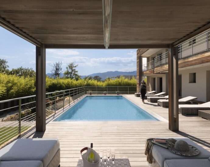 Porto Vecchio, Cala Rossa, Villa A Maredda, 5 chambres, piscine et plage à pied