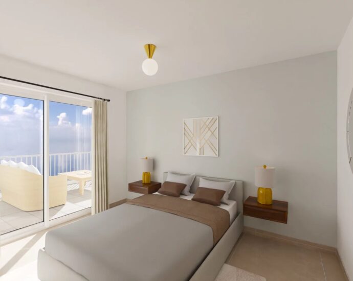 Ville di Pietrabugno, appartement neuf, 2 chambres, vue mer