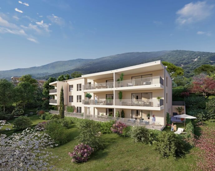 Ville di Pietrabugno, new apartment, 2 bedrooms, sea view