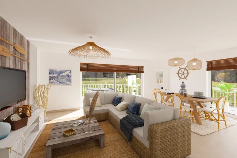 Ville di Pietrabugno, new apartment, 3 bedrooms, sea view