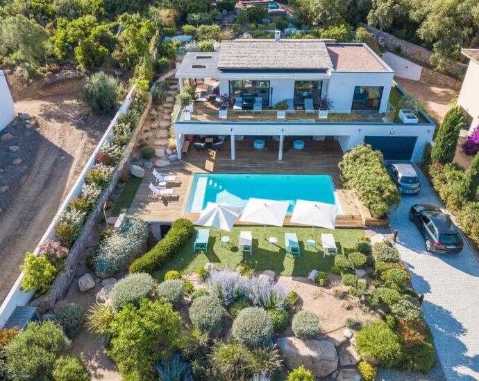 Domaine D’Arasu, Villa 4 chambres vue mer et piscine, Casa Bianca RL270