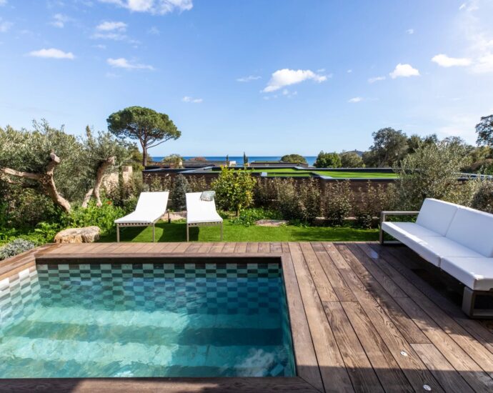 Caramontino, villa 8 suites avec piscines indépendantes, vue mer, piscine, plage à pied