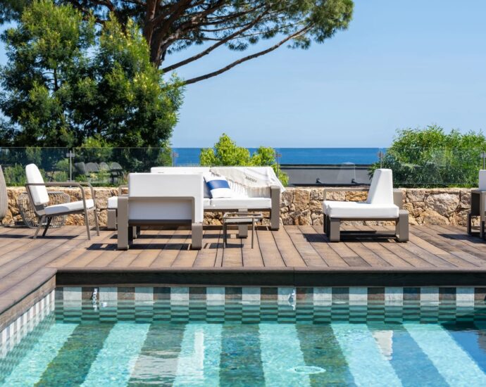 Caramontino, villa 8 suites avec piscines indépendantes, vue mer, piscine, plage à pied