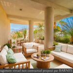 Calvi, appartement avec terrasse, plage à pieds, vue montagnes, aperçu mer