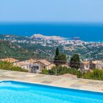 Santa-Reparata-Di-Balagna, villa, terrain constructible, piscine, vue panoramique mer et montagnes