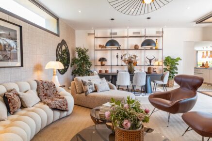 Pinarello, villa 4 chambres, avec piscine, domaine sécurisé, vue dégagée sur le maquis, proche plage