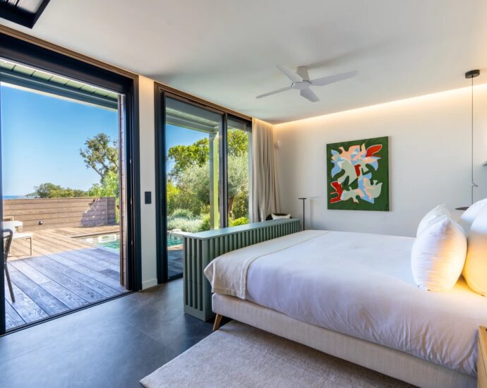 Caramontino, villa 8 suites avec piscines indépendantes, vue mer, piscine, plage à pied