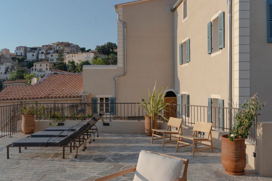 Lumio, Maison de Maître, 9 chambres, vue panoramique mer et village, piscine, proche plage