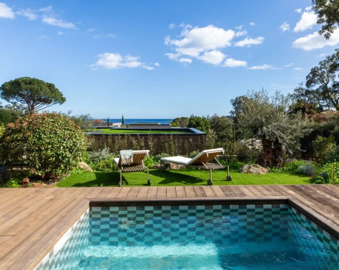 Caramontino, villa 8 suites avec piscines indépendantes, vue mer, piscine, plage à pied