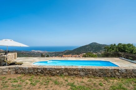 Santa-Reparata-Di-Balagna, villa, terrain constructible, piscine, vue panoramique mer et montagnes