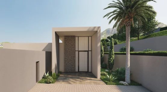 Borgo, terrain, 4 000 m², permis pour villa d’architecte 500 m², vue mer