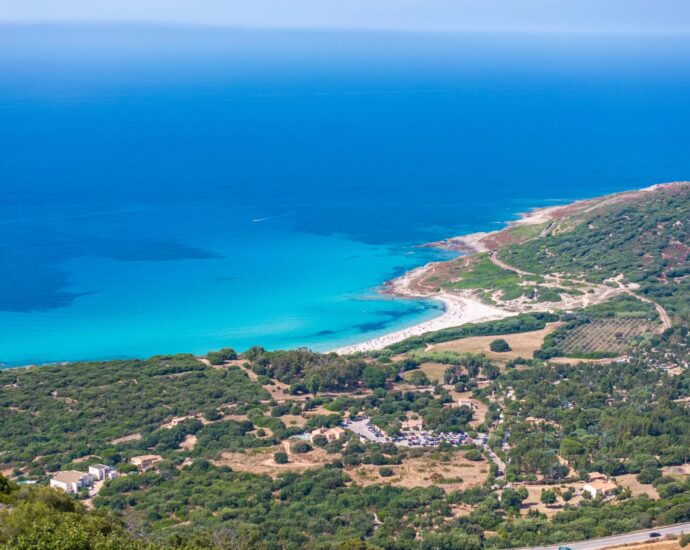 Corbara, 4 chambres, piscine, plage à pied