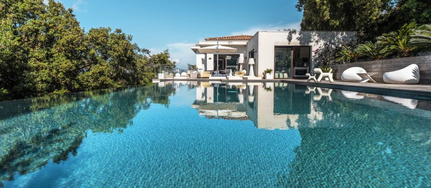 Ajaccio, Exclusivité, Villa, 3 chambres, piscine, vue panoramique montagnes,