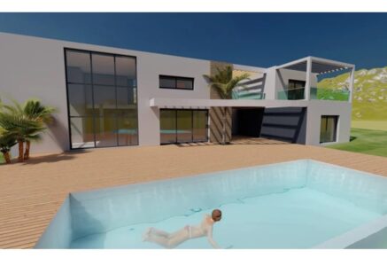 Arasu – Terrain d’environ 2 499 m² avec permis de construire et plage à pied