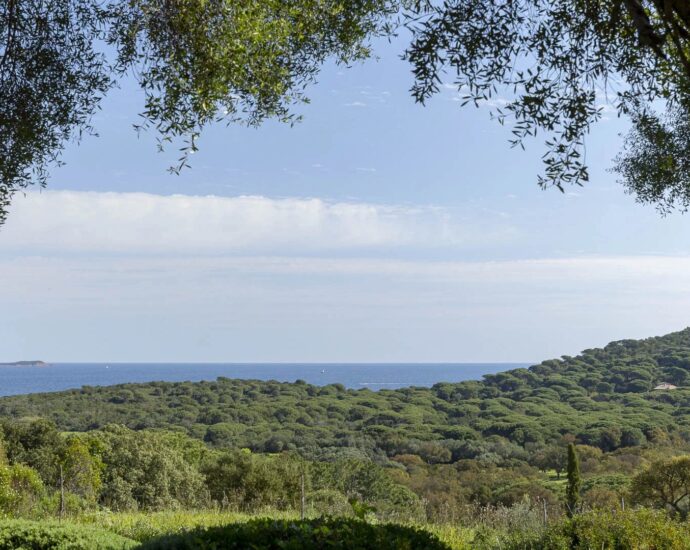 Palombaggia, bergerie avec piscine, vue mer, proche plage
