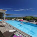 SOUTH CORSICA- MODERN VILLA –  5 BEDROOMS – POOL – SEA VIEW – NEAR FAUTEA BEACH