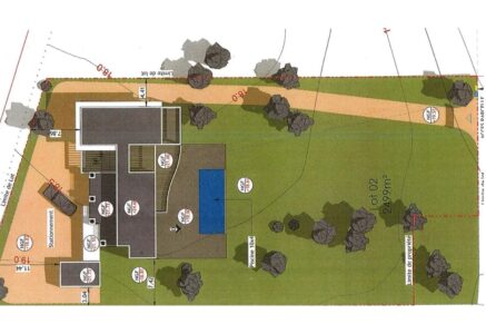 Arasu – Terrain d’environ 2 499 m² avec permis de construire et plage à pied