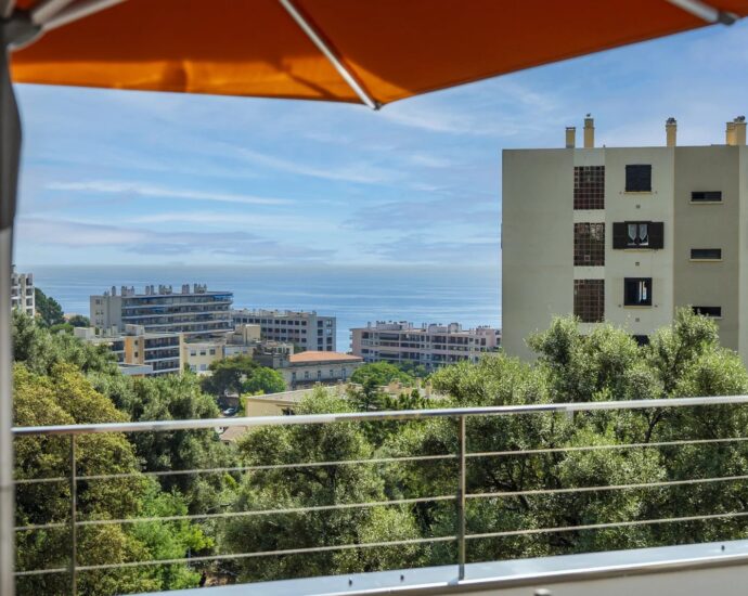 Bastia, contemporary villa with panoramic sea view and indoor pool