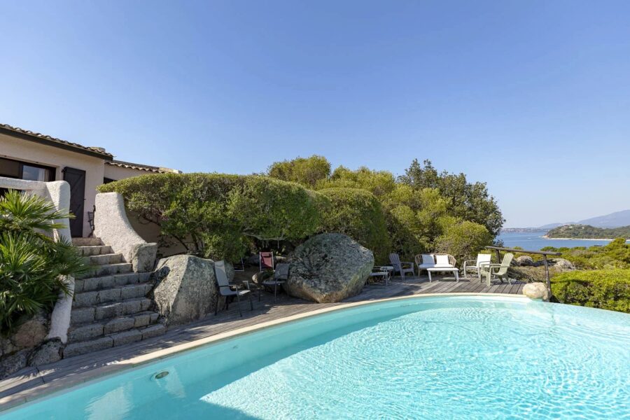 Porto-Vecchio, Domaine de Cala Rossa, villa 4 chambres, piscine, plage à pied