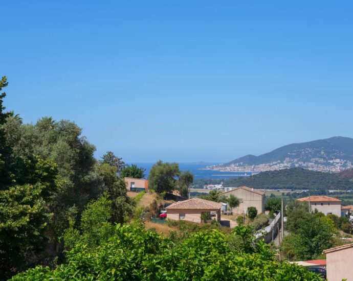 Sea View Villa in Bastelicaccia – 5 Bedrooms, 2 Independent Apartments
