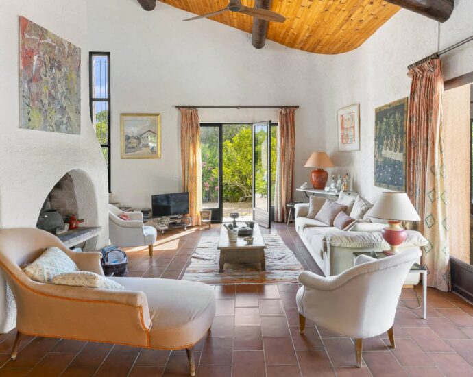 Porto-Vecchio, Domaine de Cala Rossa, villa 4 chambres, piscine, plage à pied