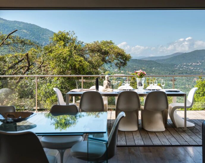Ajaccio, Exclusive, Villa, 3 bedrooms, panoramic view Mountains, swimming pool
