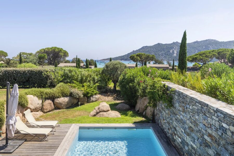 Santa Giulia – Plage à pied – Villa 4 chambres – Vue mer