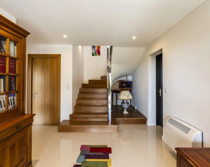 Bastia, contemporary villa with panoramic sea view and indoor pool