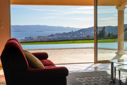 Proche Ajaccio, Alata, vue mer panoramique, 5 chambres