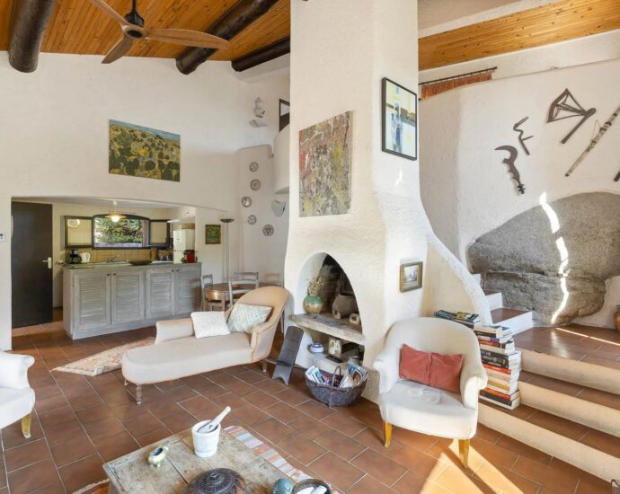 Porto-Vecchio, Domaine de Cala Rossa, villa 4 chambres, piscine, plage à pied