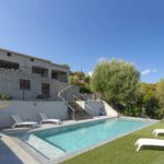 Hameau de Gialla, Villa en pierres, 7 chambres, Appartement indépendant, Piscine, Aperçu mer, proche plages de Saint-Cyprien et Cala Rossa