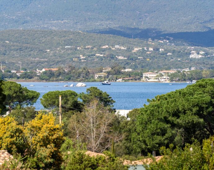 Porto-vecchio, Villa 4 chambres, piscine, vue mer, proche plage