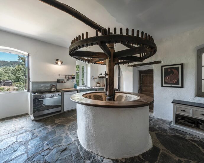 San Gavino di Tenda, moulin, 5 chambres