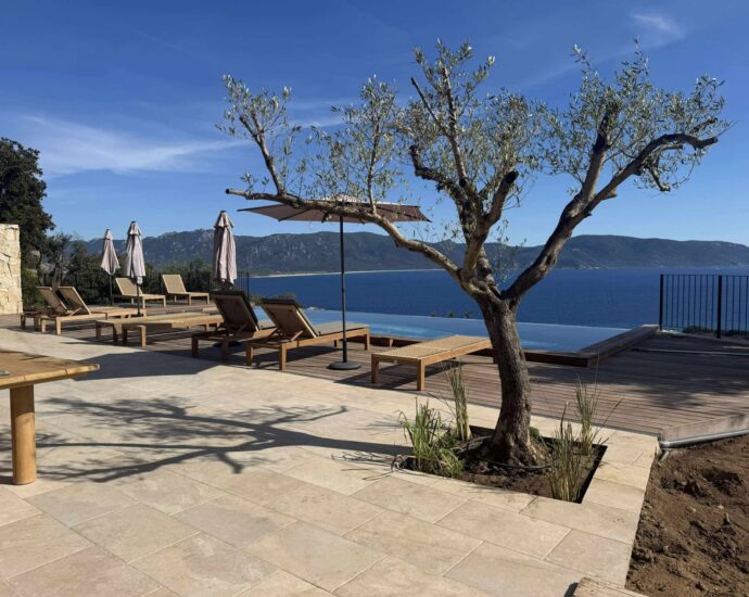 Abbartello, 6 chambres, piscine, vue mer