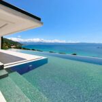 Ajaccio, Route des Sanguinaires, Contemporary Villa, Panoramic Sea View, 5 Bedrooms, Infinity Pool, Walking Distance to Beach