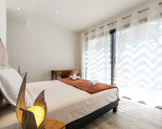 Vilatta, villa mitoyenne, 5 chambres, sans vis à vis,  vue mer, proche plage