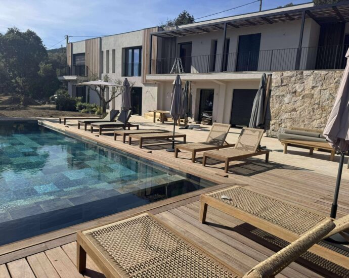Abbartello, 6 chambres, piscine, vue mer