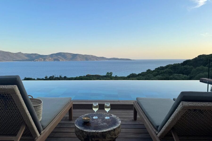 Abbartello, 6 chambres, piscine, vue mer