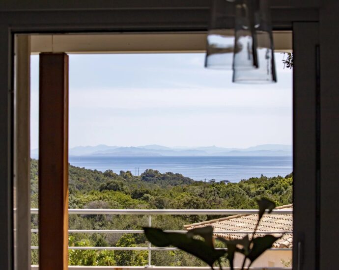 Piccovaggia, Villa, 5 chambres, Piscine, vue mer, vue montagne